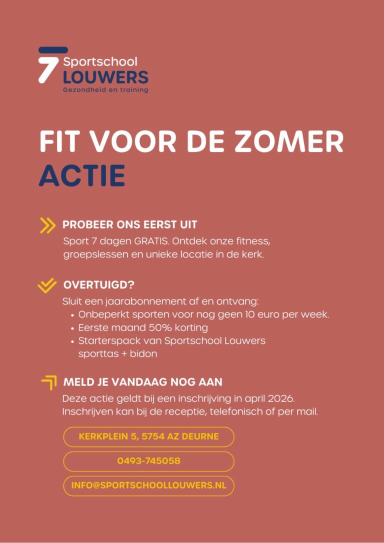 Fit voor de Zomer Actie